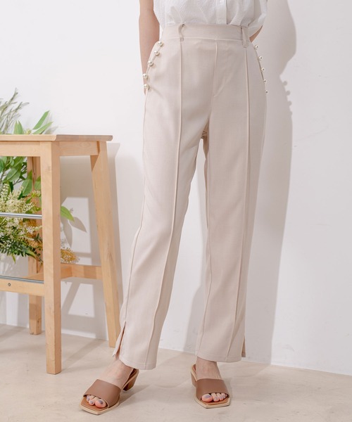 Jayro（ジャイロ）の「ポケットパールパンツ（その他パンツ・レディース・グレー/ブラック/ベージュ・M）」の3枚目の写真