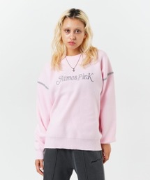 ニット セーター atmos pink Logo Knit Top / アトモス ピンク ロゴ ニット トップ レディース atmos pink｜アトモスピンクのニット/セーター（ブランドロゴ