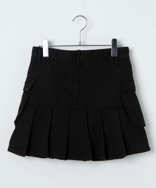 Figments（フィグメンツ）の「プリーツヘムデニムカーゴミニスカート（デニムスカート・レディース・ブラック・SMALL/MEDIUM）」の17枚目の写真