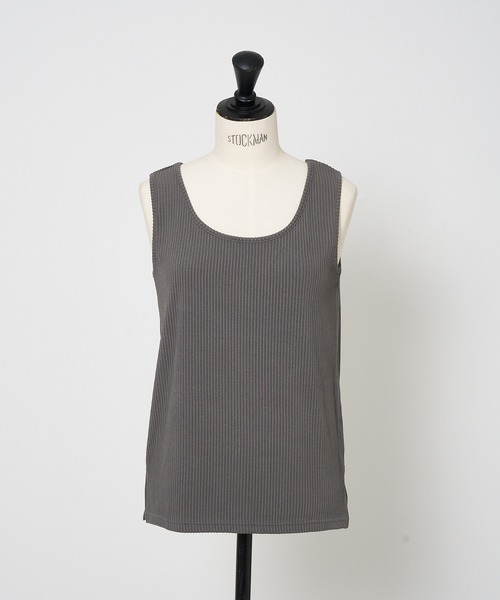 collex(コレックス)の「テレコタンクトップ(タンクトップ・レディース・オフホワイト/グレー/ブラック・フリー)」の3枚目の写真