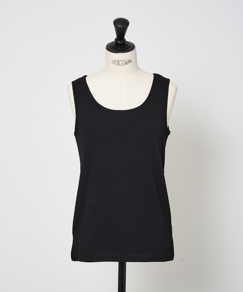 collex(コレックス)の「テレコタンクトップ(タンクトップ・レディース・オフホワイト/グレー/ブラック・フリー)」の2枚目の写真