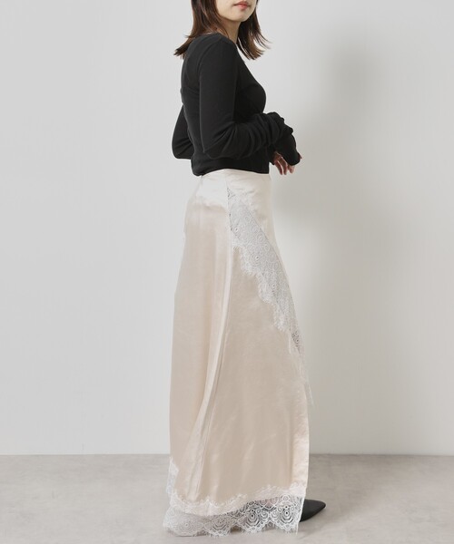 Firsthand(ファーストハンド)の「Firsthand/ファーストハンド レース切替サテンスカート(スカート・レディース・ネイビー/ナチュラル・SMALL/MEDIUM)」の14枚目の写真