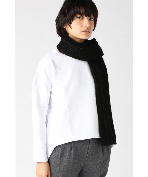 JOURNAL STANDARD(ジャーナルスタンダード)の「【EVERLAST/エバーラスト】バックコクーンスウェット#(スウェット・レディース・チャコールグレー/ホワイト・X-SMALL)」の2枚目の写真