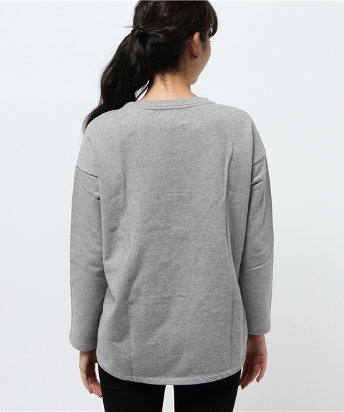 JOURNAL STANDARD(ジャーナルスタンダード)の「【EVERLAST/エバーラスト】バックコクーンスウェット#(スウェット・レディース・チャコールグレー/ホワイト・X-SMALL)」の5枚目の写真