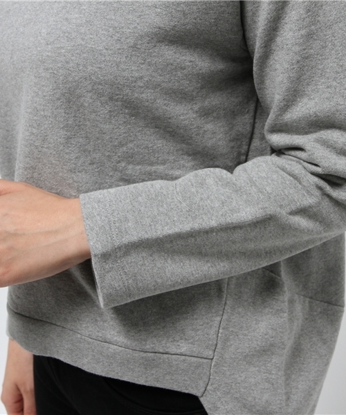 JOURNAL STANDARD(ジャーナルスタンダード)の「【EVERLAST/エバーラスト】バックコクーンスウェット#(スウェット・レディース・チャコールグレー/ホワイト・X-SMALL)」の7枚目の写真