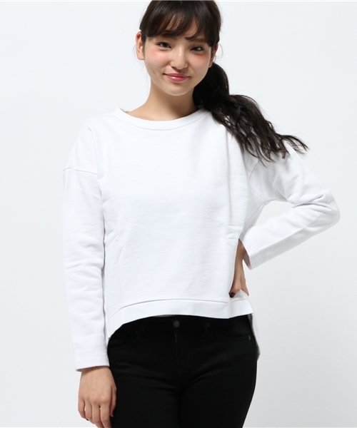 JOURNAL STANDARD(ジャーナルスタンダード)の「【EVERLAST/エバーラスト】バックコクーンスウェット#(スウェット・レディース・チャコールグレー/ホワイト・X-SMALL)」の10枚目の写真