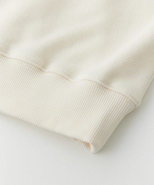 MILKFED.（ミルクフェド）の「PRINTED SLEEVE SWEAT TOP（スウェット・レディース・ライトピンク/ブラック/オフホワイト・L/M）」の5枚目の写真