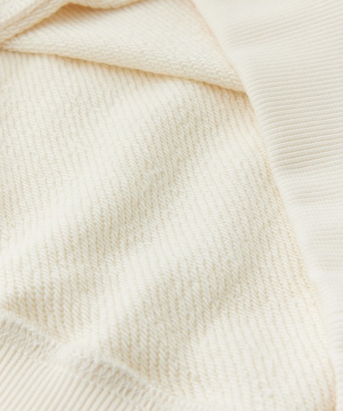 MILKFED.（ミルクフェド）の「PRINTED SLEEVE SWEAT TOP（スウェット・レディース・ライトピンク/ブラック/オフホワイト・L/M）」の4枚目の写真