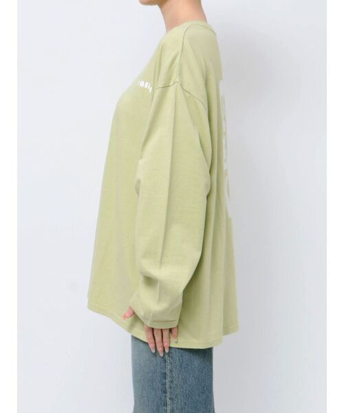Ungrid(アングリッド)の「ニュアンスモチーフプリントロングスリーブTee(Tシャツ/カットソー・レディース・ライトグレー/グリーン系その他/チャコールグレー・FREE)」の15枚目の写真