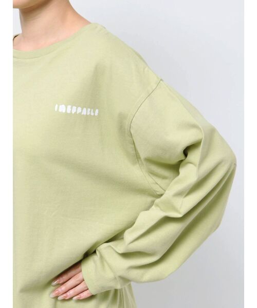 Ungrid(アングリッド)の「ニュアンスモチーフプリントロングスリーブTee(Tシャツ/カットソー・レディース・ライトグレー/グリーン系その他/チャコールグレー・FREE)」の12枚目の写真
