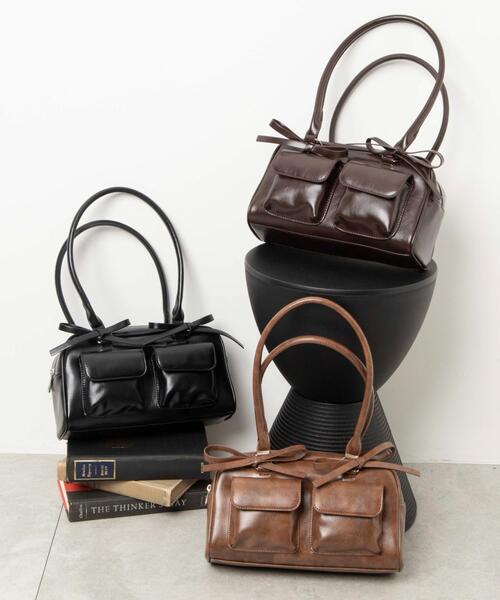 WEGO/リボン付きボストンバッグ（ハンドバッグ）｜WEGO（ウィゴー）の