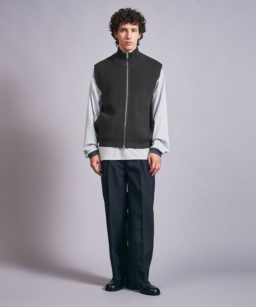 MONKEY TIME（モンキータイム）の「アクリル コットン ドライバーズ ベスト（ベスト・メンズ・ダークグレー/ブラック・L/M/S）」の8枚目の写真