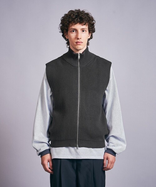 MONKEY TIME（モンキータイム）の「アクリル コットン ドライバーズ ベスト（ベスト・メンズ・ダークグレー/ブラック・L/M/S）」の14枚目の写真