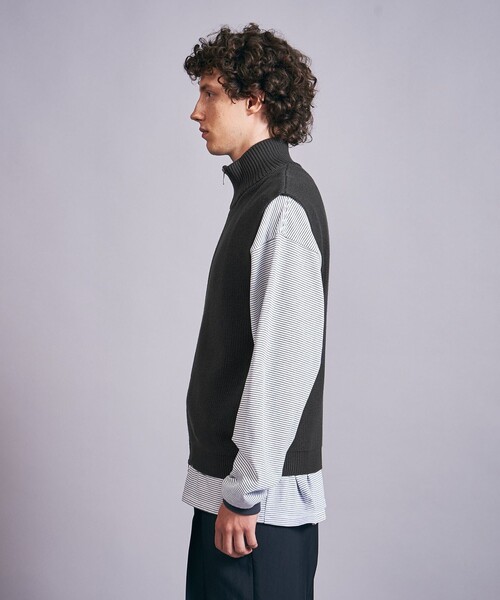 MONKEY TIME（モンキータイム）の「アクリル コットン ドライバーズ ベスト（ベスト・メンズ・ダークグレー/ブラック・L/M/S）」の15枚目の写真