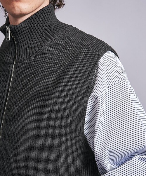 MONKEY TIME（モンキータイム）の「アクリル コットン ドライバーズ ベスト（ベスト・メンズ・ダークグレー/ブラック・L/M/S）」の18枚目の写真