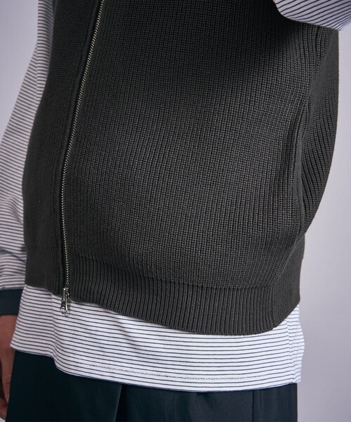 MONKEY TIME（モンキータイム）の「アクリル コットン ドライバーズ ベスト（ベスト・メンズ・ダークグレー/ブラック・L/M/S）」の19枚目の写真