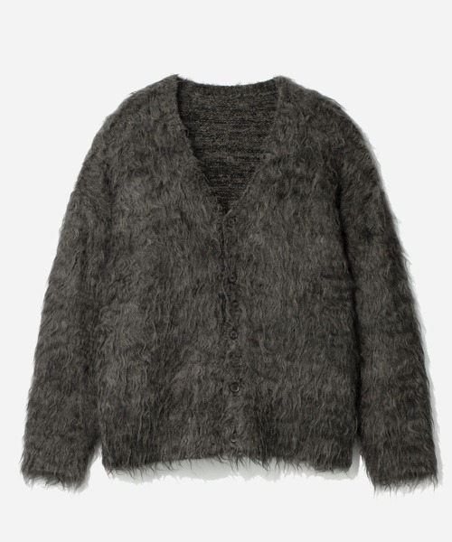 HARE（ハレ）の「メランジパーマシャギーカーディガン(HARE)（カーディガン/ボレロ・メンズ・ネイビー/イエロー/ブラック・FREE）」の16枚目の写真