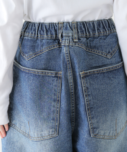 セール】ANGLAN / アングラン Tin Denim Washing Balloon Pants