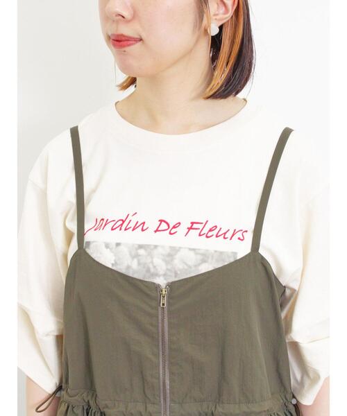 Samansa Mos2（サマンサ モスモス）の「ナイロンジップキャミワンピース（ワンピース・レディース・チャコールグレー/カーキ/ベージュ・F）」の20枚目の写真