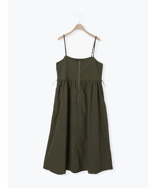 Samansa Mos2（サマンサ モスモス）の「ナイロンジップキャミワンピース（ワンピース・レディース・チャコールグレー/カーキ/ベージュ・F）」の16枚目の写真