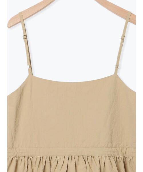 Samansa Mos2（サマンサ モスモス）の「ナイロンジップキャミワンピース（ワンピース・レディース・チャコールグレー/カーキ/ベージュ・F）」の10枚目の写真