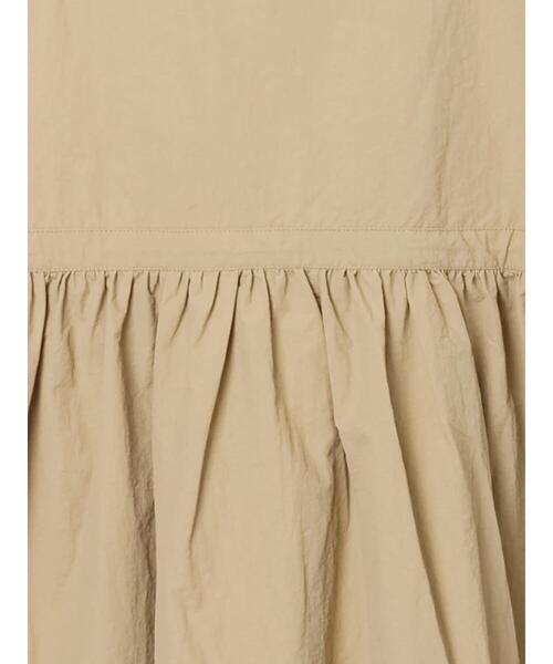 Samansa Mos2（サマンサ モスモス）の「ナイロンジップキャミワンピース（ワンピース・レディース・チャコールグレー/カーキ/ベージュ・F）」の4枚目の写真