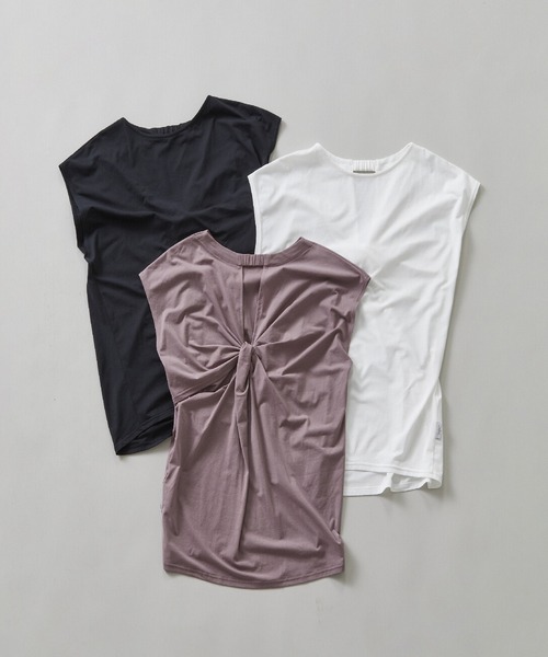 Julier ライトプライムバッククロスチュニック（Tシャツ/カットソー）｜Julier Yoga and Relax（ジュリエヨガアンドリラックス）