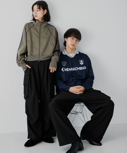 SENSE OF PLACE by URBAN RESEARCH（センスオブプレイスバイアーバンリサーチ）の「『セットアップ対応』『ユニセックス』ワイドカーゴパンツ（カーゴパンツ・メンズ・ブラウン/グレー/ブラック・LARGE/MEDIUM/SMALL）」の5枚目の写真