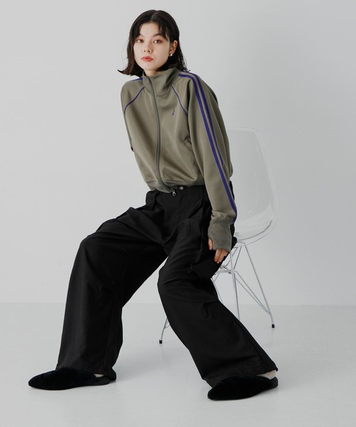 SENSE OF PLACE by URBAN RESEARCH（センスオブプレイスバイアーバンリサーチ）の「『セットアップ対応』『ユニセックス』ワイドカーゴパンツ（カーゴパンツ・メンズ・ブラウン/グレー/ブラック・LARGE/MEDIUM/SMALL）」の10枚目の写真