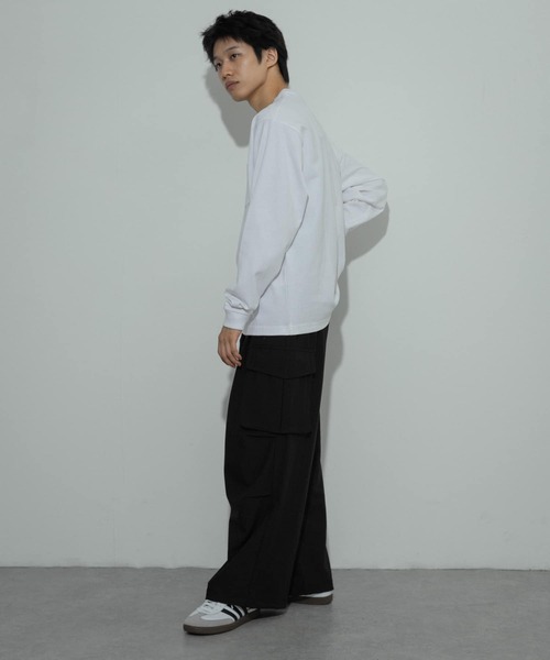 SENSE OF PLACE by URBAN RESEARCH（センスオブプレイスバイアーバンリサーチ）の「『セットアップ対応』『ユニセックス』ワイドカーゴパンツ（カーゴパンツ・メンズ・ブラウン/グレー/ブラック・LARGE/MEDIUM/SMALL）」の18枚目の写真