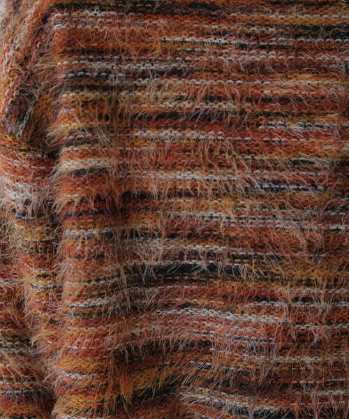 FREE'S MART（フリーズマート）の「シャギーグラデーションボーダーニット（ニット/セーター・レディース・グリーン/レッド・FREE）」の15枚目の写真