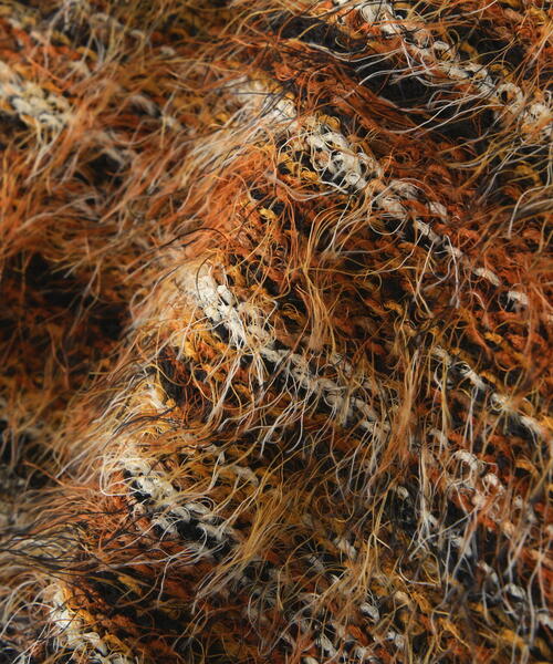 FREE'S MART（フリーズマート）の「シャギーグラデーションボーダーニット（ニット/セーター・レディース・グリーン/レッド・FREE）」の16枚目の写真