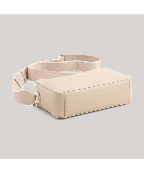 TOMMY HILFIGER（トミーヒルフィガー）の「【オンライン限定】モノタイプショルダーバッグ（ショルダーバッグ・レディース・ベージュ/ブラック・FREE）」の7枚目の写真
