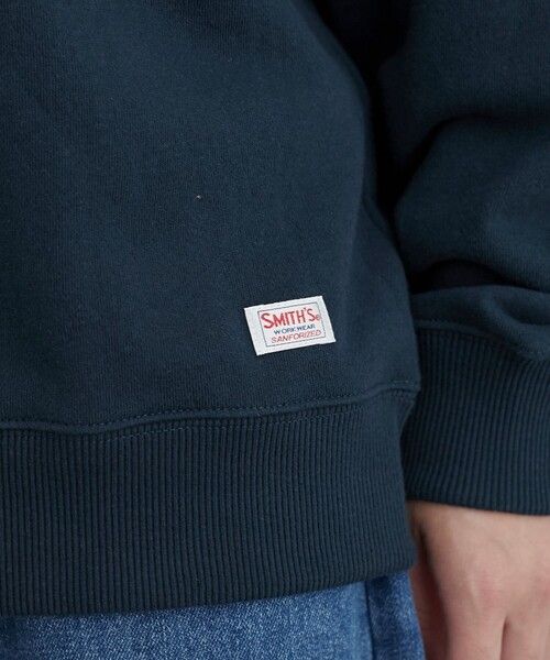 SMITH'S（スミス）の「SMITH'S（スミス）別注ポケットスウェット（WEB限定カラー）（スウェット・メンズ・ブラック/ダークグリーン/グレー/ベージュ・XL/L/M）」の12枚目の写真