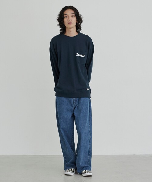 SMITH'S（スミス）の「SMITH'S（スミス）別注ポケットスウェット（WEB限定カラー）（スウェット・メンズ・ブラック/ダークグリーン/グレー/ベージュ・XL/L/M）」の15枚目の写真