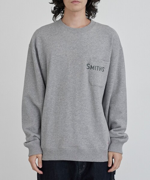 SMITH'S（スミス）の「SMITH'S（スミス）別注ポケットスウェット（WEB限定カラー）（スウェット・メンズ・ブラック/ダークグリーン/グレー/ベージュ・XL/L/M）」の17枚目の写真