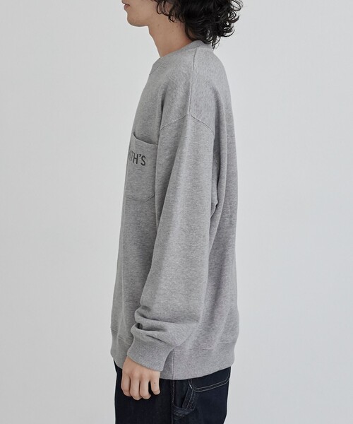 SMITH'S（スミス）の「SMITH'S（スミス）別注ポケットスウェット（WEB限定カラー）（スウェット・メンズ・ブラック/ダークグリーン/グレー/ベージュ・XL/L/M）」の11枚目の写真