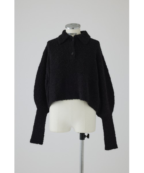 極美品✨RIM.ARK Boucle short knit 完売品 24AW RIM.ARK（リムアーク）の「Boucle short knit ブークレーニット