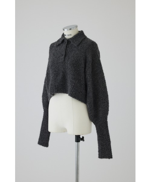 極美品✨RIM.ARK Boucle short knit 完売品 24AW 極美品✨RIM.ARK Boucle short knit 完売品 24AW 極美品✨