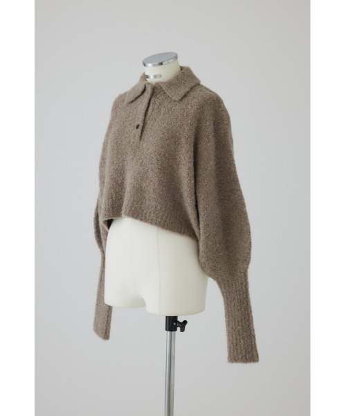 m.y 　RIM.ARK Boucle short knit RIM.ARK（リムアーク）の「Boucle short knit ブークレーニット