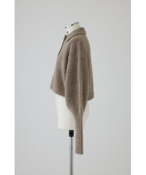 RIM.ARK（リムアーク）の「Boucle short knit ブークレーニット