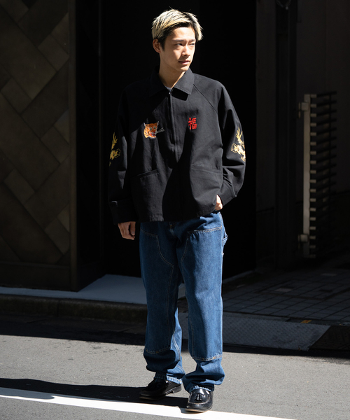 Carhartt WIP(カーハートダブリューアイピー)の「CARHARTT WIP / カーハート ダブリューアイピー DOUBLE KNEE PANT I032699(デニムパンツ・メンズ・ブルー/ブラック・32/30)」の3枚目の写真