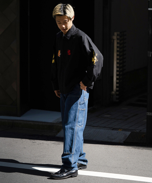 Carhartt WIP(カーハートダブリューアイピー)の「CARHARTT WIP / カーハート ダブリューアイピー DOUBLE KNEE PANT I032699(デニムパンツ・メンズ・ブルー/ブラック・32/30)」の5枚目の写真