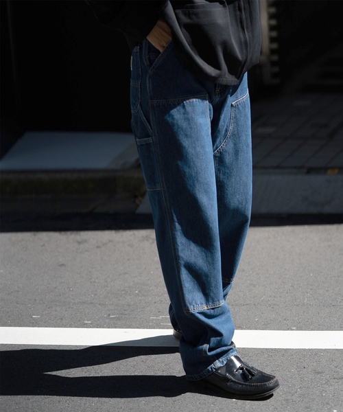 Carhartt WIP(カーハートダブリューアイピー)の「CARHARTT WIP / カーハート ダブリューアイピー DOUBLE KNEE PANT I032699(デニムパンツ・メンズ・ブルー/ブラック・32/30)」の9枚目の写真