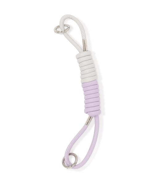 ajew(エジュー)の「ajew/エジュー/Coil strap(スマホグッズ・レディース・ブラック/ブラウン/ブルー/パープル/ホワイト・F)」の5枚目の写真