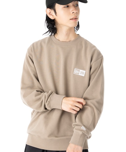 NEW ERA（ニューエラ）の「ニューエラ 長袖トレーナー ボックスロゴ ONSPOTZ別注（スウェット・メンズ・グレー/ブラック/ストーン/グレー系その他/ネイビー/ベージュ/ピンク/ブラウン/ライトグレー/ホワイト/ダークグリーン・S/M/L/XL/XXL）」の8枚目の写真