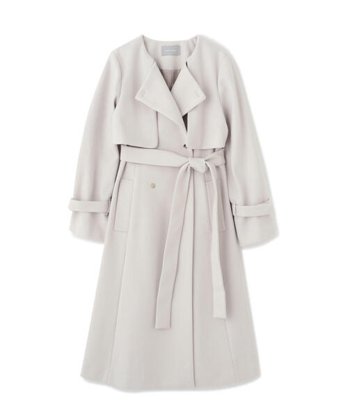 JILL by JILL STUART(ジルバイジルスチュアート)の「◇ノーカラードレストレンチコート(トレンチコート・レディース・ベージュ/グレー/ブラック・SMALL/MEDIUM)」の20枚目の写真