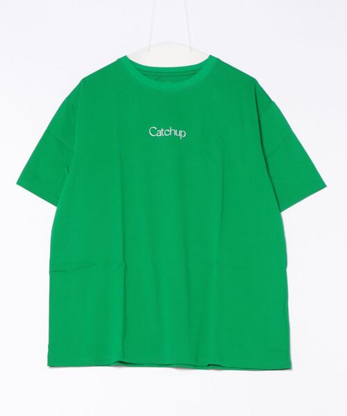 Catchup(ケチャップ)の「【Catchup】バックグラフィックTシャツ(大人サイズ)(Tシャツ/カットソー・レディース・オフホワイト/グリーン/オレンジ・S/M/L/XL/XXL)」の12枚目の写真