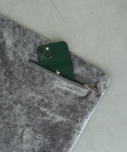 Actually（アクチュアリー）の「クラッシュベロア ワンハンドルバッグ（トートバッグ・レディース・ブラック/グレー・0）」の15枚目の写真