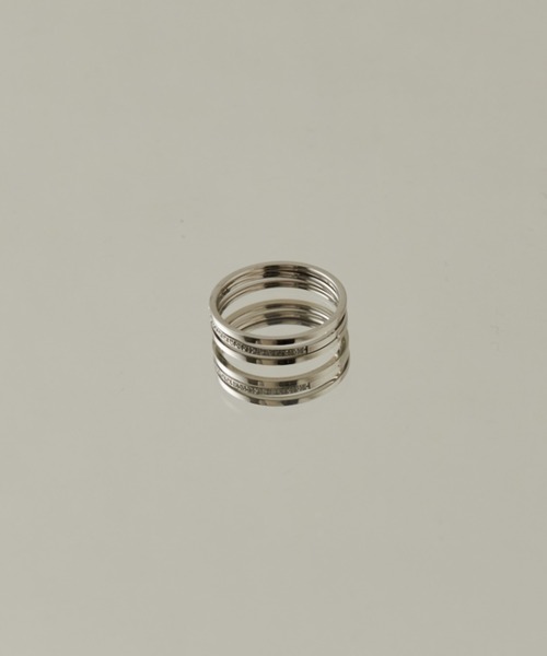ciite' surgical stainless(シーテサージカルステンレス)の「【 金属アレルギー対応 】 シンプルビジューリング サージカルステンレス (リング・レディース・シルバー・FREE)」の2枚目の写真